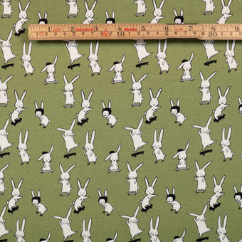 ikatee-french-terry-bio-skating-rabbit-vert image 5