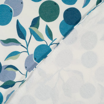ikat-e-cocktail-tissu-french-terry-bio-blanc-agrumes image 5