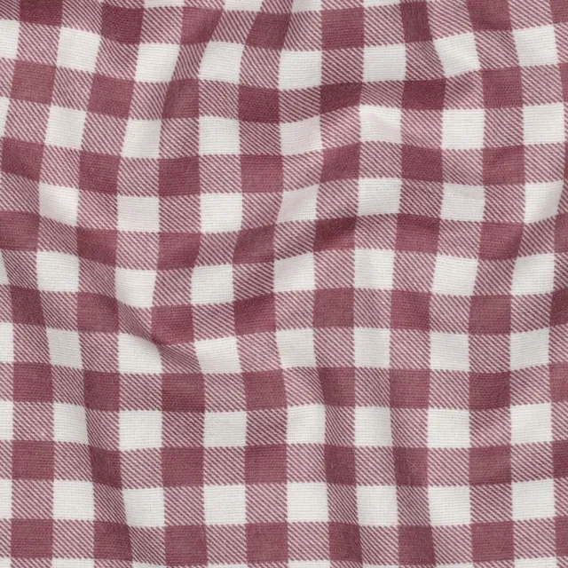 ikat-e-tissu-flanelle-vichy-blanc-et-mauve-sauge image 1