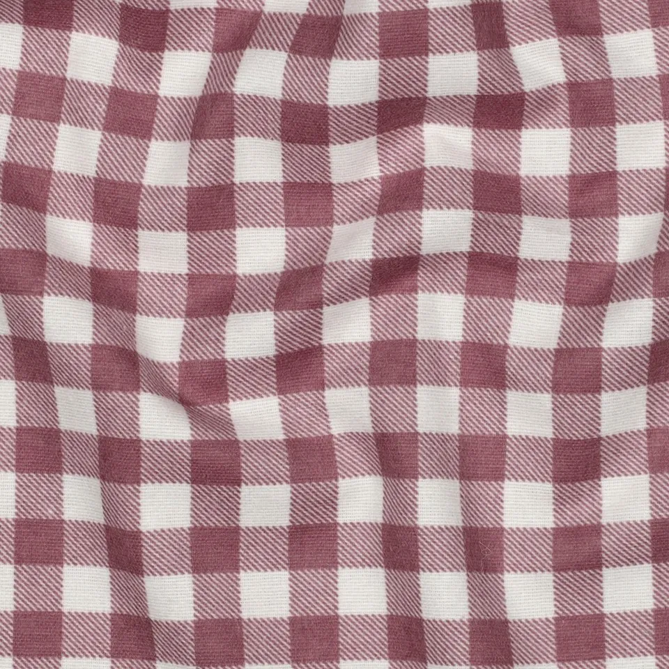ikat-e-tissu-flanelle-vichy-blanc-et-mauve-sauge image 1