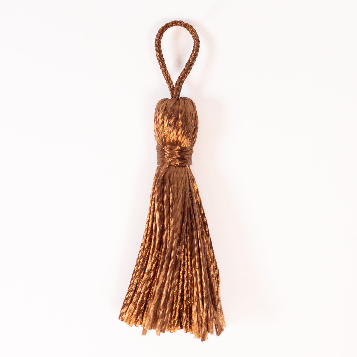 ikat-e-pompon-galon-satin-noisette-au-m-tre image 1