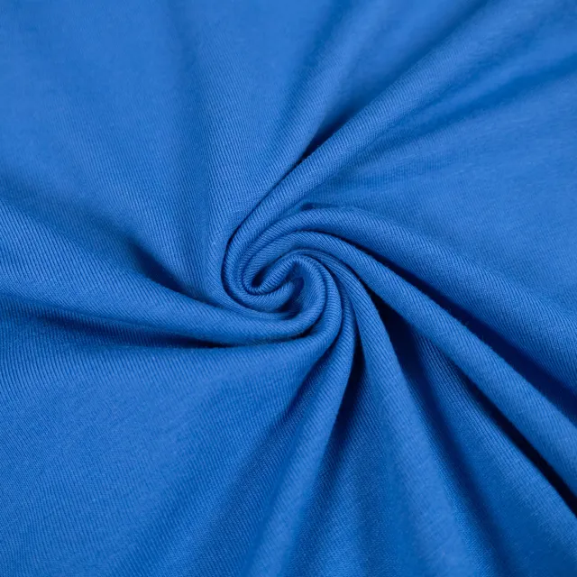 ikat-e-tissus-stretch-jersey-885-tissu-bleu-roi-coton image 1