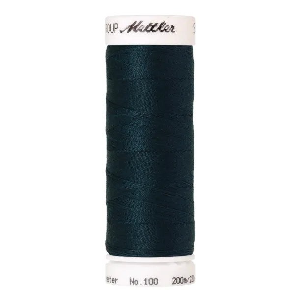 mettler-seralon-763-fil-coudre-200-m-bleu-canard-fonc image 1