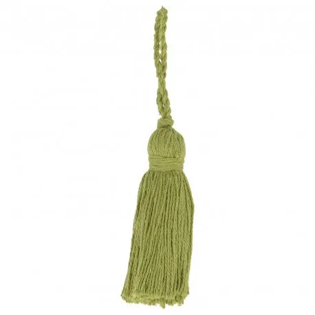 ikat-e-pompon-mat-vert-anis-pour-sac-et-couture image 1