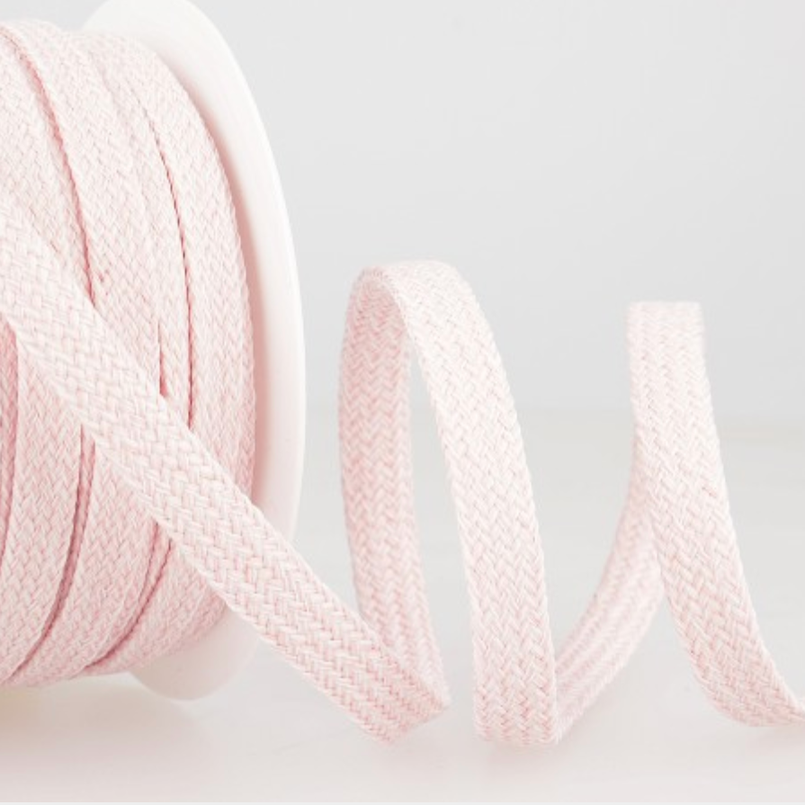 ikat-e-mercerie-cordon-plat-rose-cru-chin-12-mm image 1
