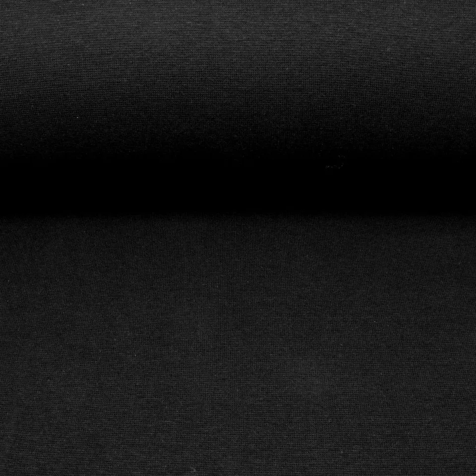 ikat-e-bord-c-te-tissu-maille-noir-coton-extensible-235-g image 1