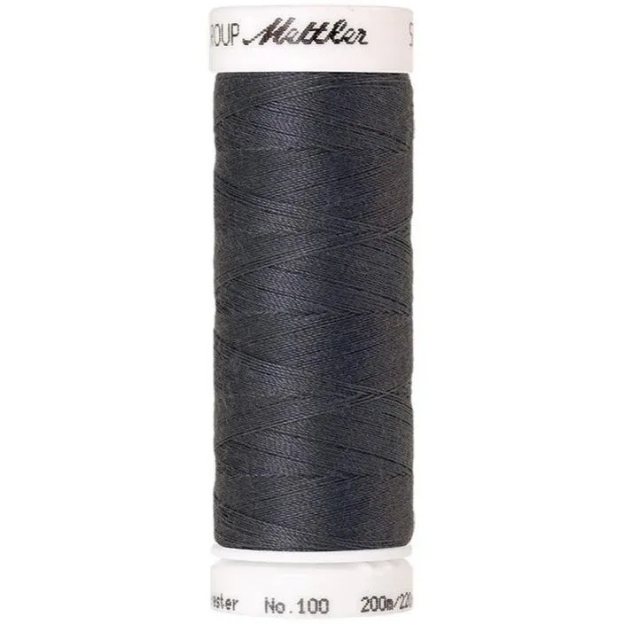 mettler-seralon-fil-coudre-200m-bleu-gris-878-polyester image 1