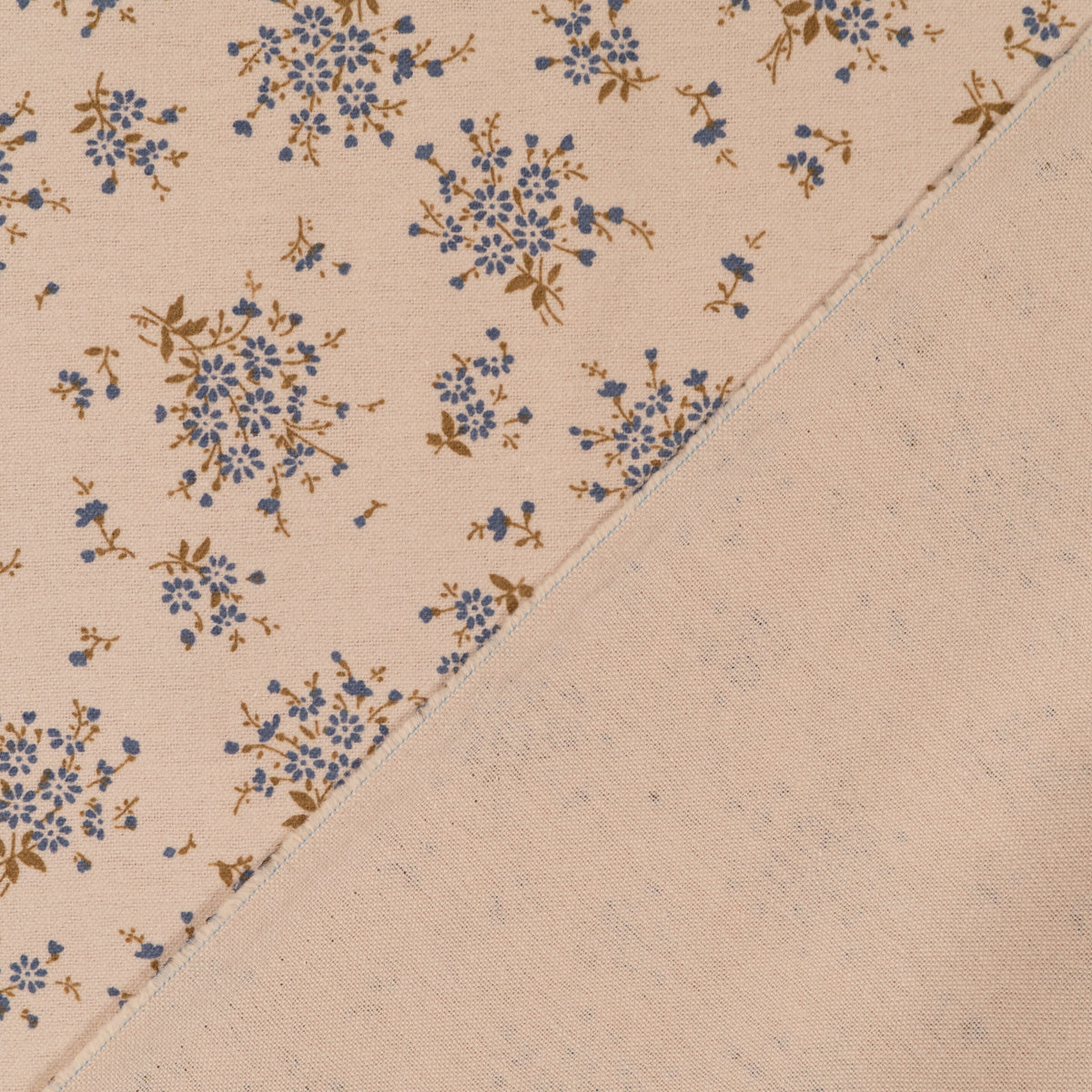 ikat-e-tissus-bouquets-de-gard-nias-tissu-flanelle-beige image 5