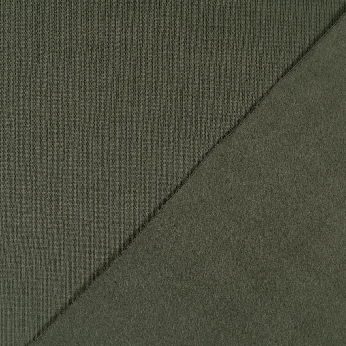 ikat-e-tissus-sweat-kaki-uni image 4