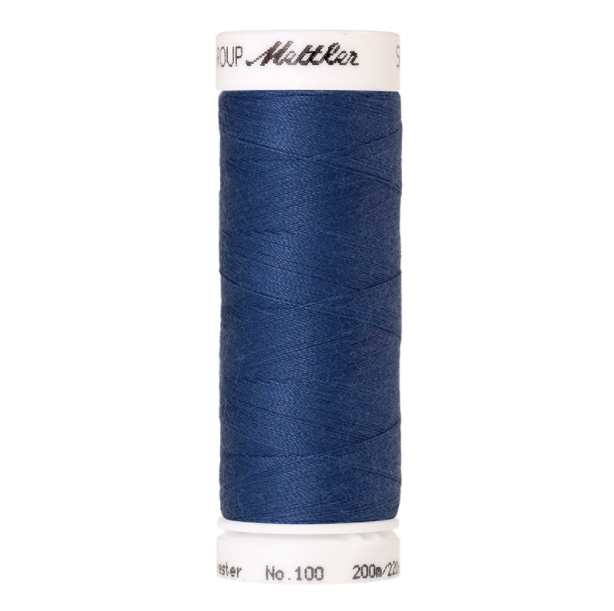 mettler-seralon-583-fil-coudre-200-m-bleu-polyester image 1