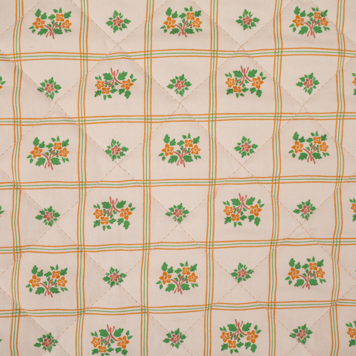 ikat-e-herbier-popeline-matelass-e-cru-simple-face image 1