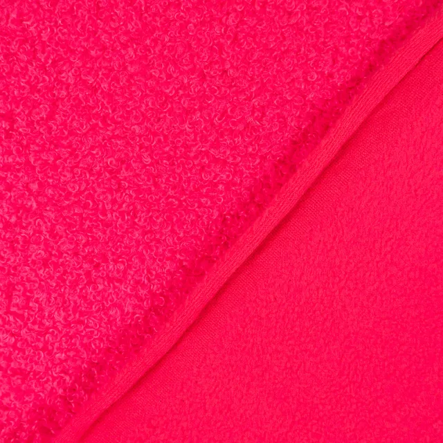 ikat-e-tissus-teddy-polaire-rose-n-on-au-m-tre image 1