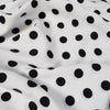 ikat-e-carmen-tissu-viscose-noir-gros-pois-blancs image 2