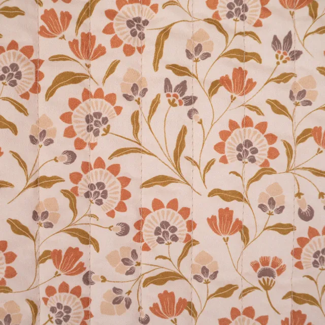 ikat-e-babylone-tissu-popeline-matelass-e-cru image 1