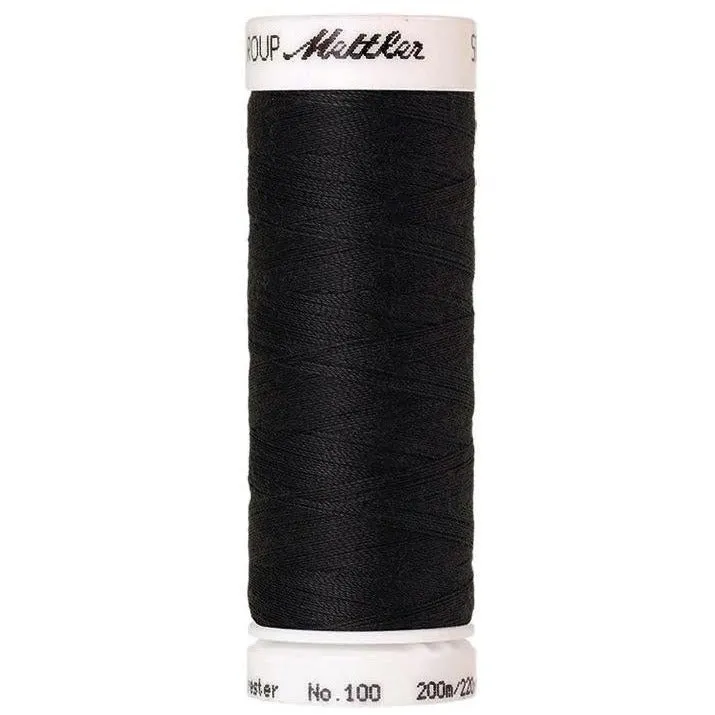 mettler-seralon-fil-coudre-200m-noir-4000 image 1