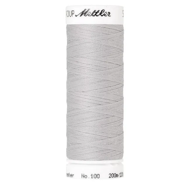 mettler-seralon-411-fil-coudre-gris-clair-200-m-polyester image 1