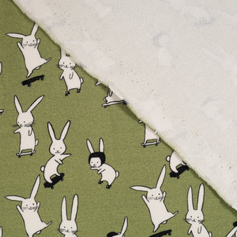 ikatee-french-terry-bio-skating-rabbit-vert image 6