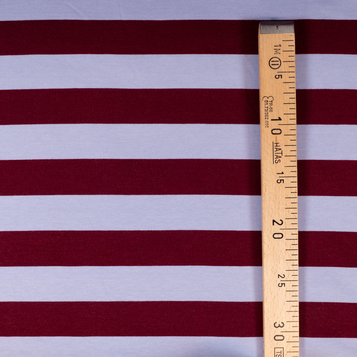 ikat-e-tissus-tissu-sweat-rayures-bordeaux-lavande image 4