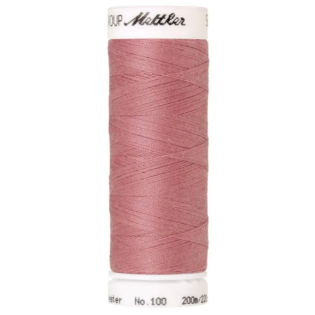 mettler-seralon-fil-coudre-200-m-1057-rose-corail image 1