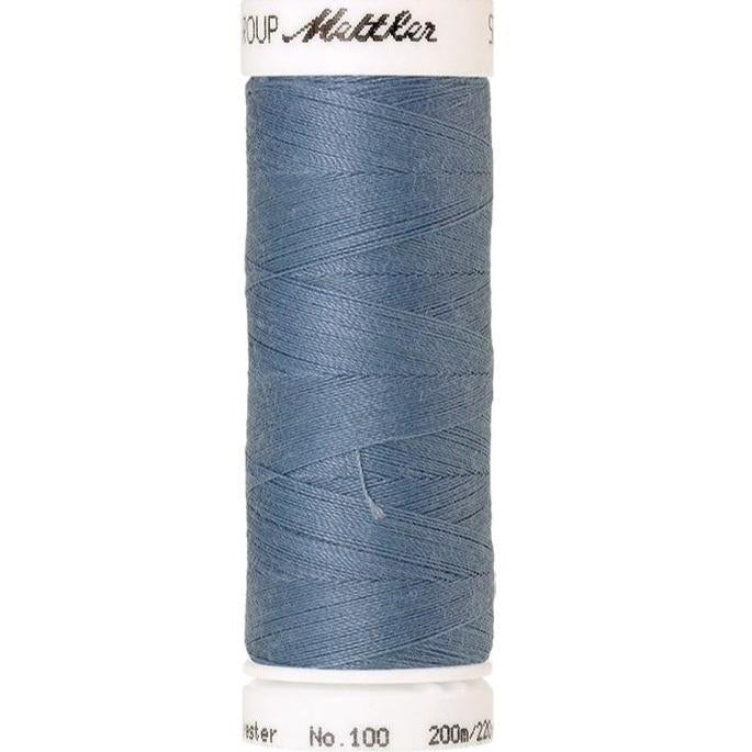 mettler-seralon-350-fil-coudre-200-m-bleu-denim-coton image 1