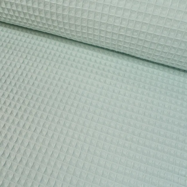 ikat-e-tissus-tissu-nid-d-abeille-bleu-c-ladon image 1