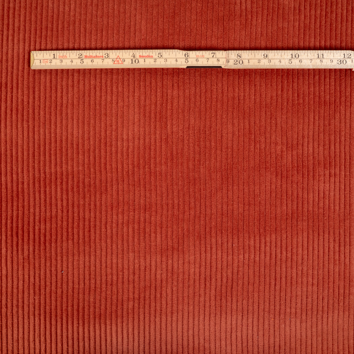 ikat-e-tissus-velours-grosses-c-tes-tomette-orange image 4