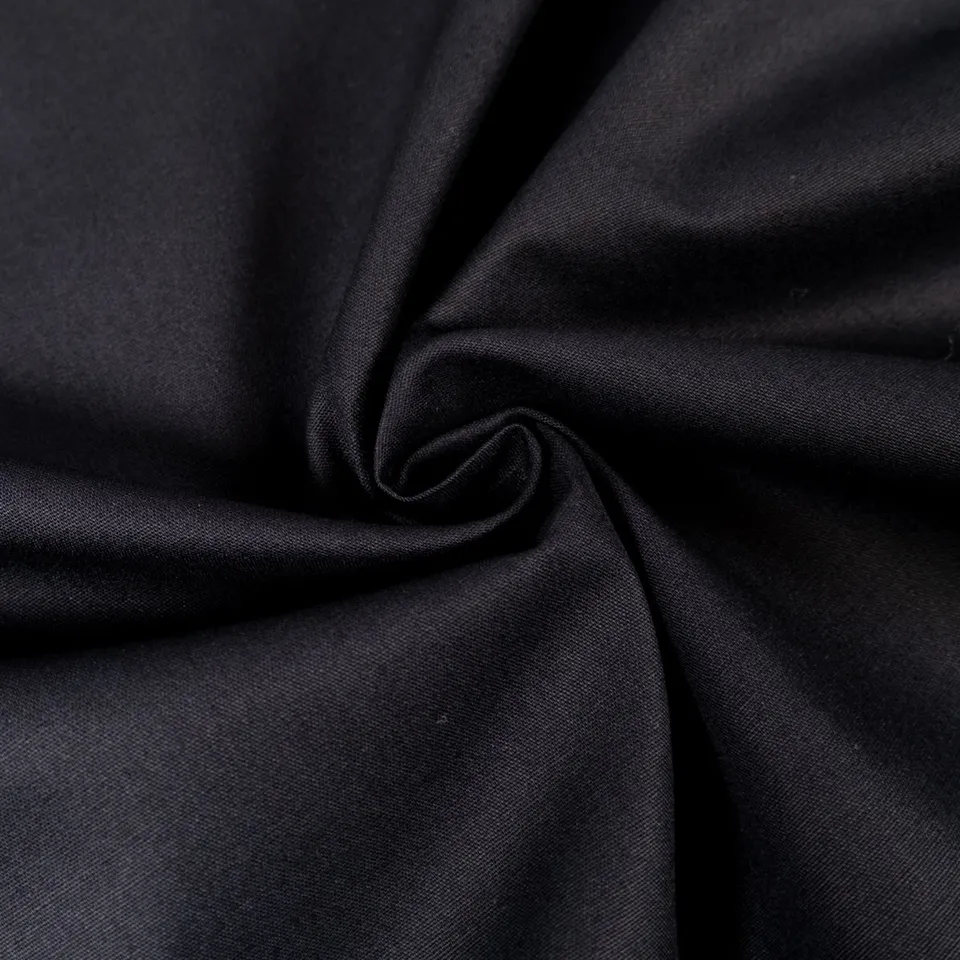ikat-e-tissus-popeline-noir-coupon-tissu-coton-150-cm image 1