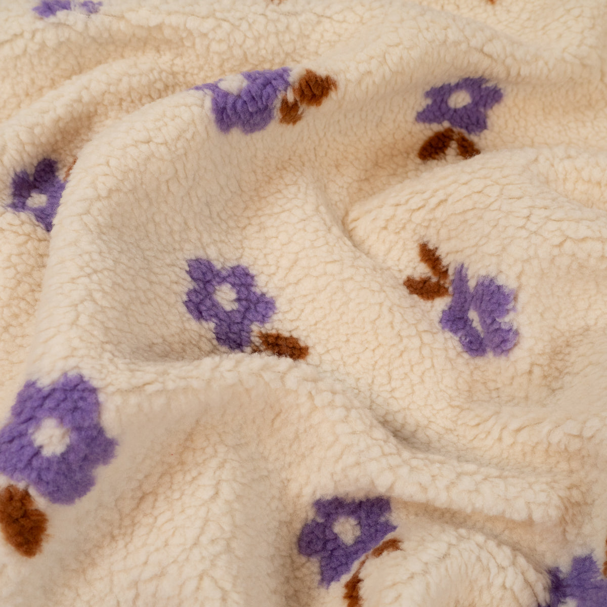 ikat-e-tissus-teddy-tissu-jacquard-fleurettes-cru image 4