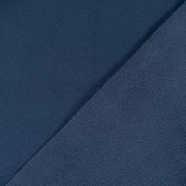 ikat-e-tissus-softshell-double-face-bleu-marine image 1