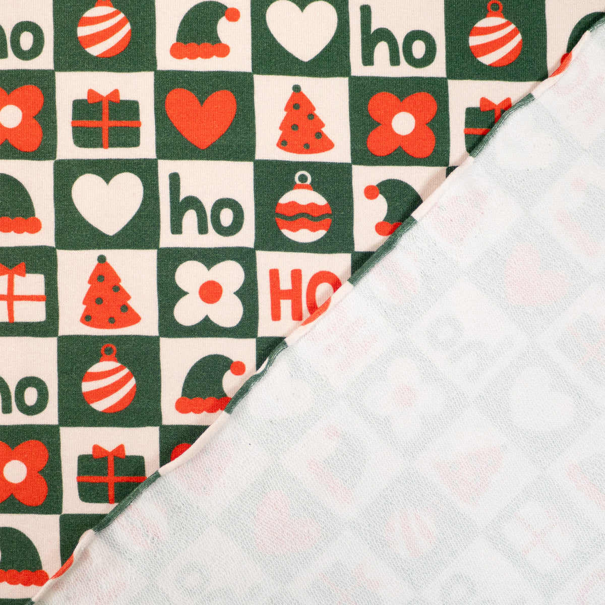ikat-e-tissus-french-terry-bio-merry-xmas-tissu-vert image 7