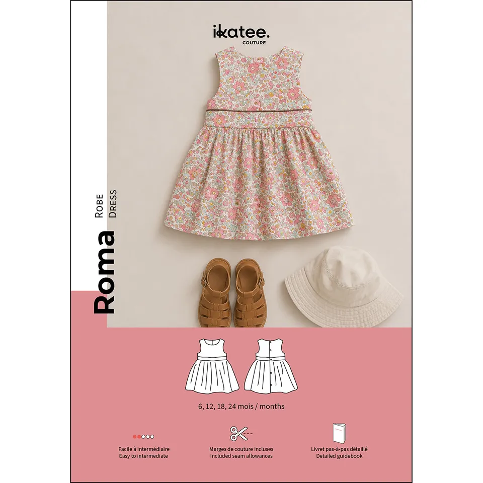 ikat-e-roma-patron-robe-b-b-pochette-sans-manches-doubl-e image 1