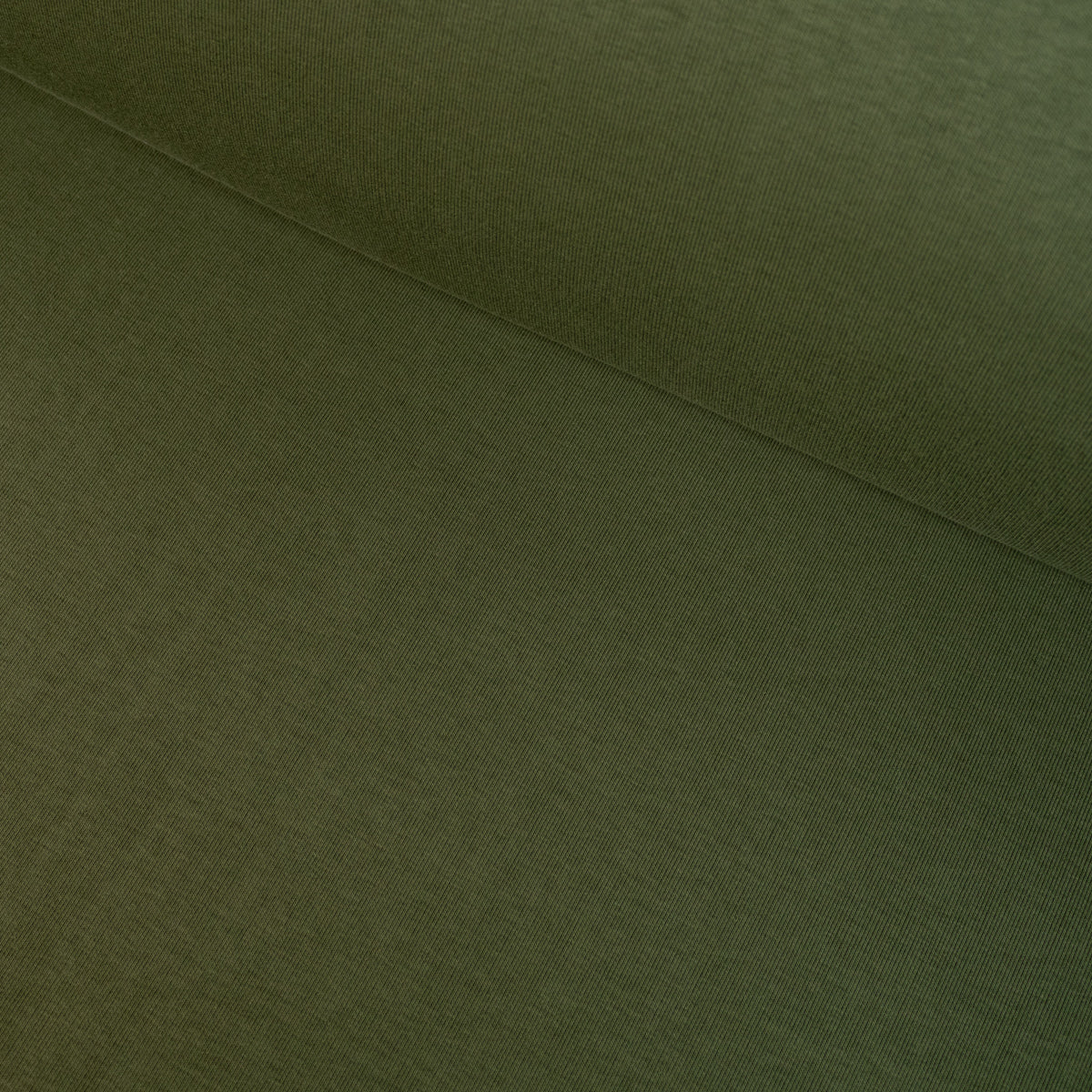 ikat-e-tissu-sweat-pais-gratt-vert-kaki-uni image 3