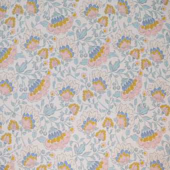 ikat-e-tissus-viscose-m-diterran-e-tissu-glacier-floral image 5