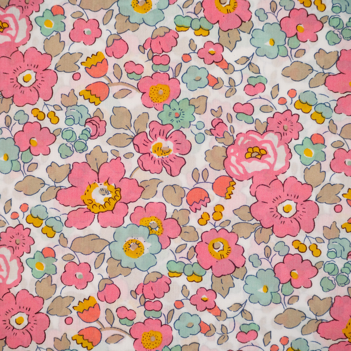 ikat-e-betsy-tissu-liberty-tana-lawn-rose-vert-fleurs image 4