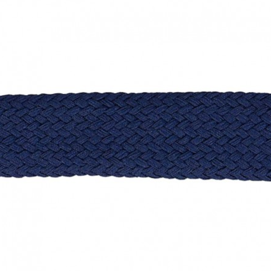 ikat-e-mercerie-cordon-plat-bleu-marine-14-mm-m-tre image 1