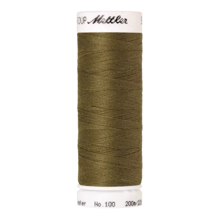 mettler-seralon-fil-coudre-200m-kaki-666-polyester image 1