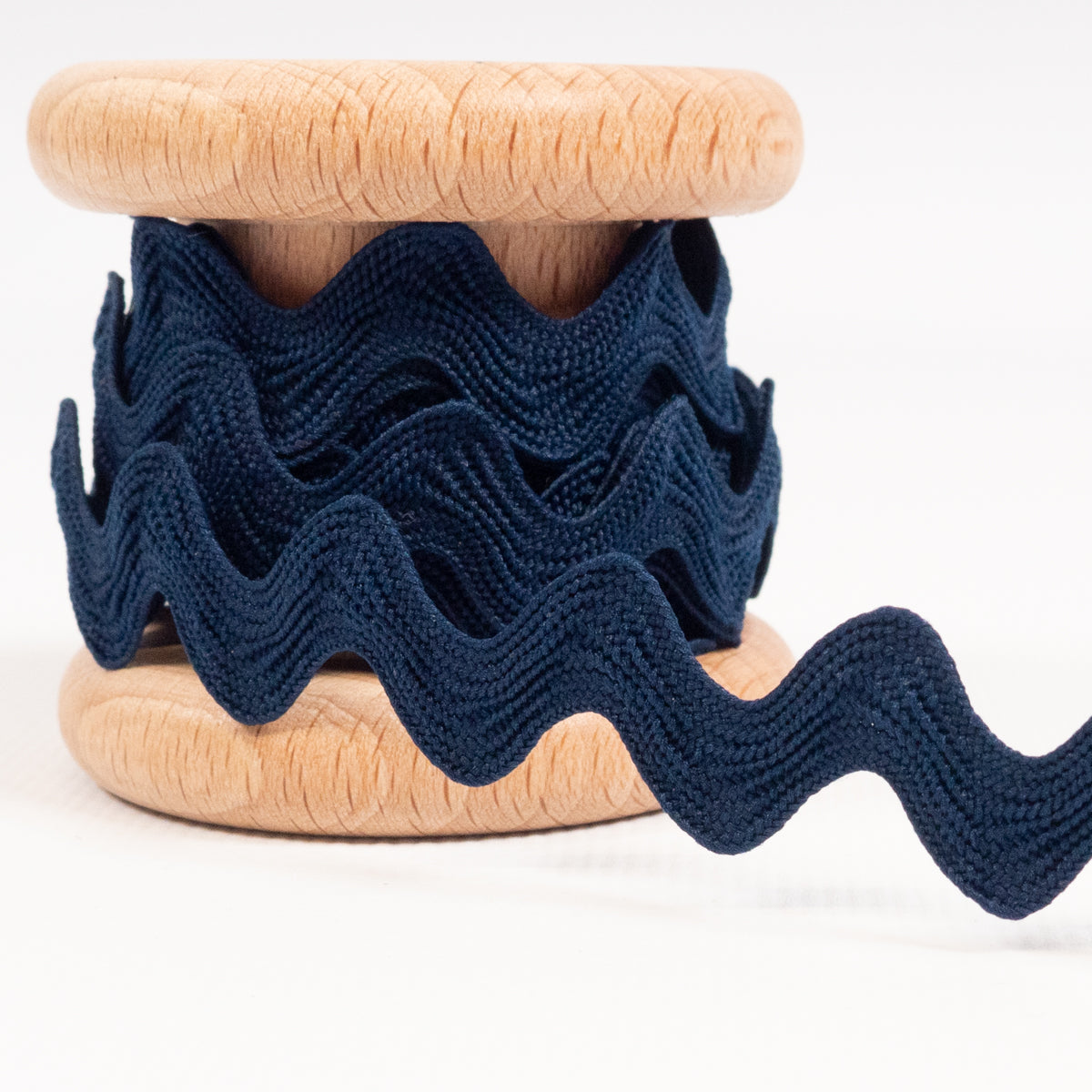 ikat-e-mercerie-ruban-croquet-bleu-marine-15-mm-m-tre image 1