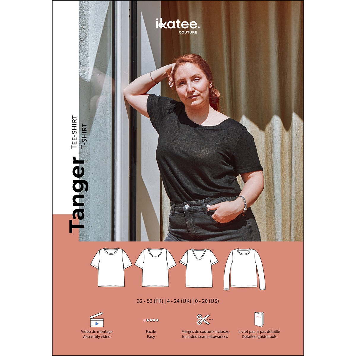 ikat-e-tanger-patron-t-shirt-femme-pochette-32-52-facile image 1