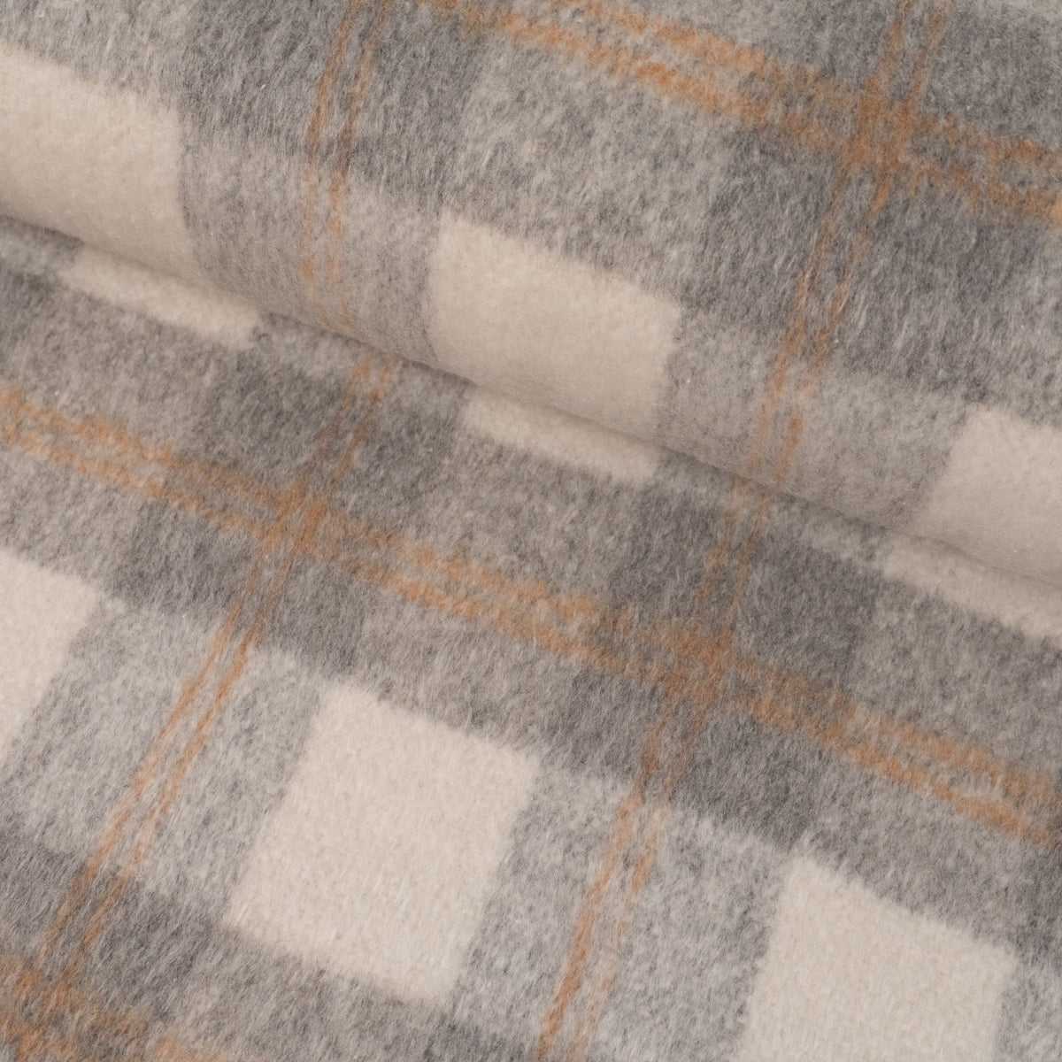 tissu-plaid-bross-tartan-cru-et-gris-au-m-tre image 1