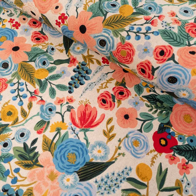 ikat-e-tissus-canvas-rifle-paper-wildwood-cru-au-m-tre image 1