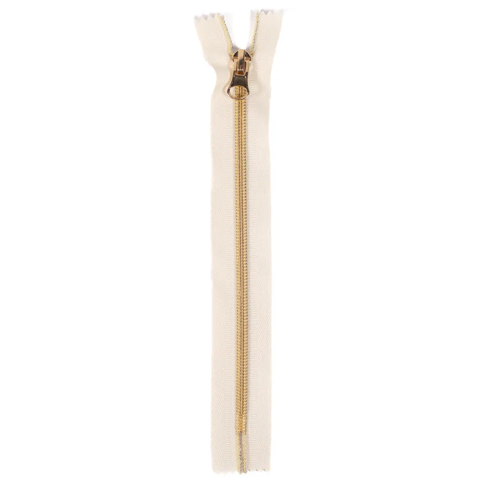 ikat-e-mercerie-fermeture-clair-nylon-cru-dor-20-cm image 1