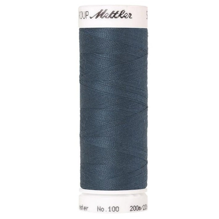 mettler-seralon-fil-coudre-1276-bleu-200m-polyester image 1