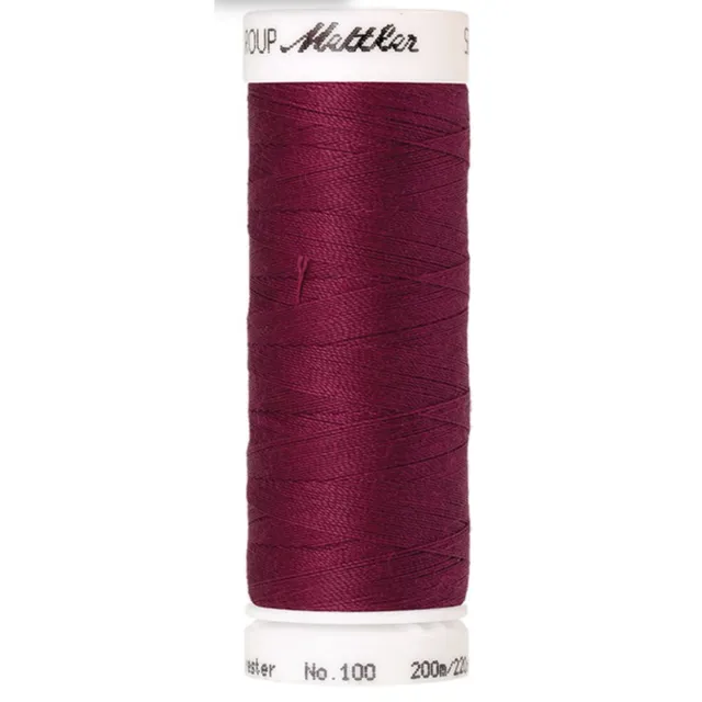 mettler-seralon-fil-coudre-rouge-grenat-869-200-m image 1