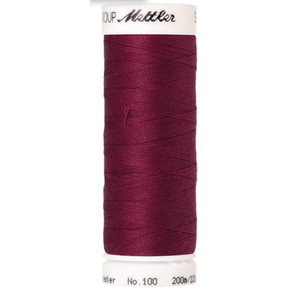 mettler-seralon-fil-coudre-rouge-grenat-869-200-m image 1
