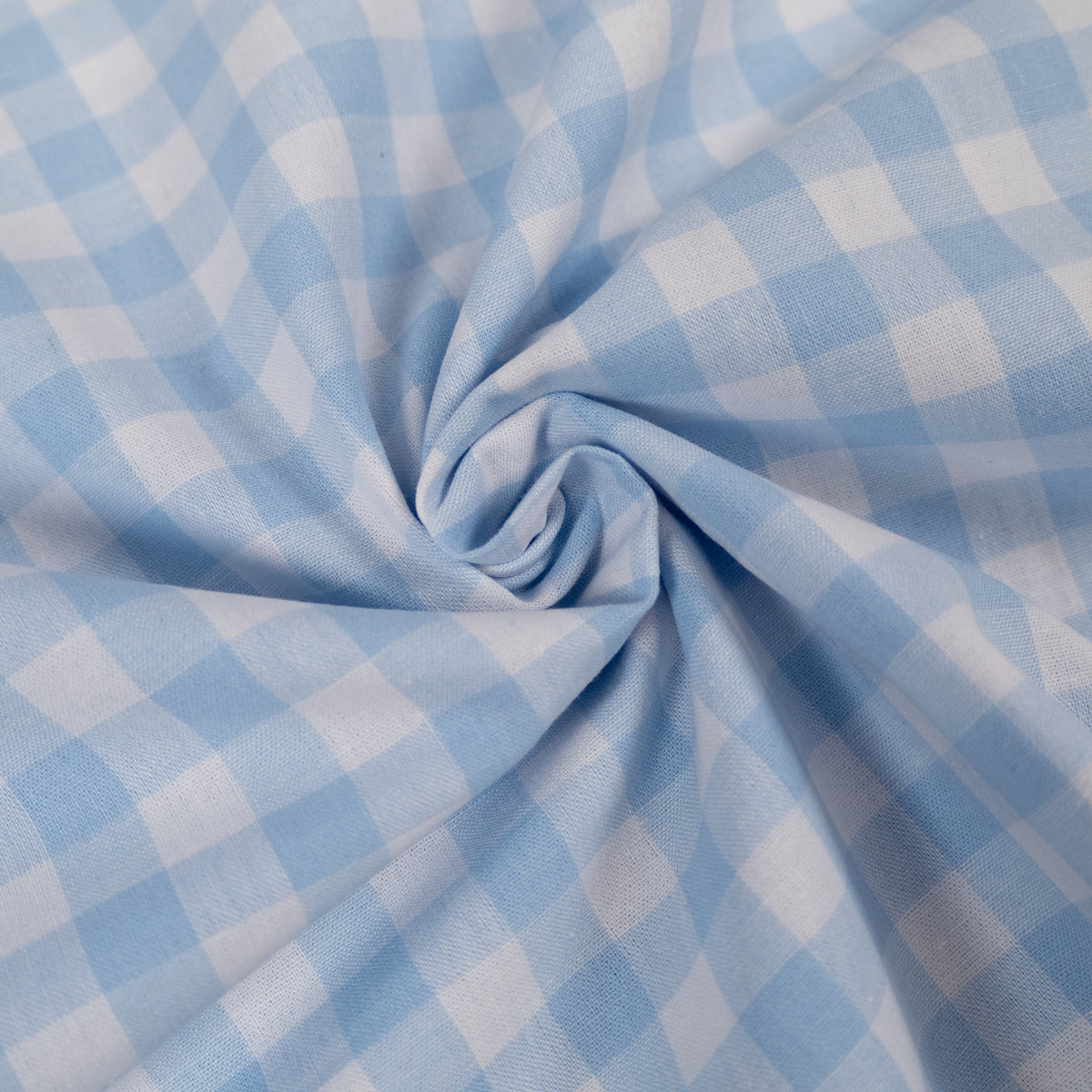 ikat-e-tissus-gingham-tissu-coton-bleu-clair-9-mm image 1
