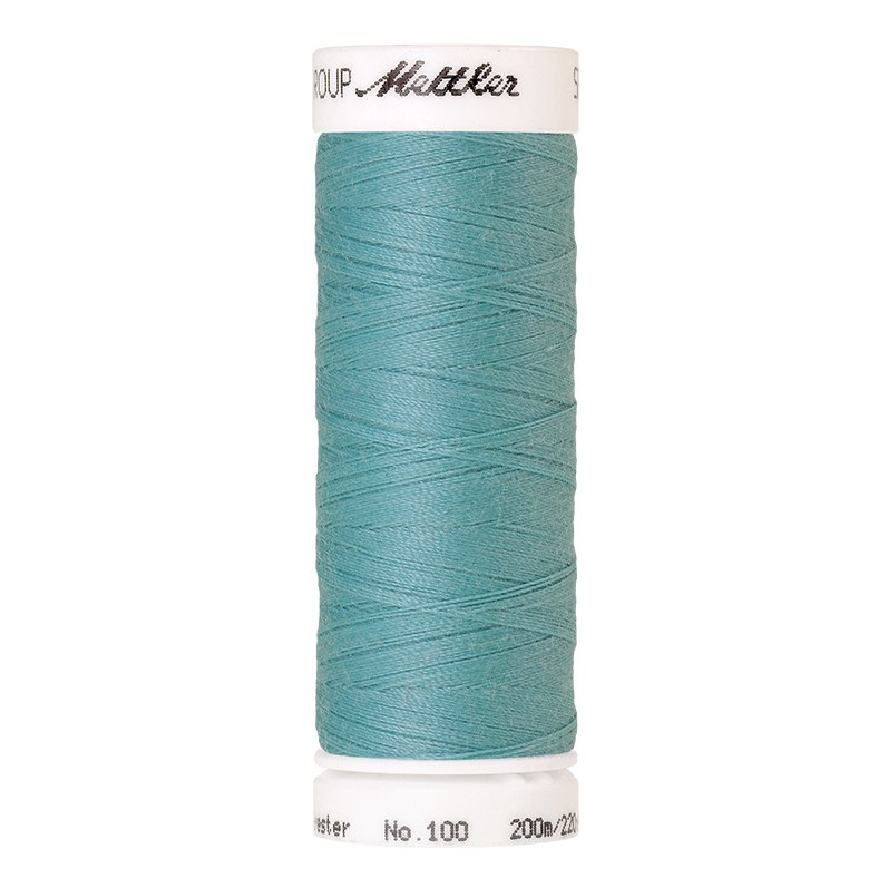 mettler-seralon-408-fil-coudre-polyester-turquoise-200m image 1