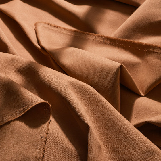 atelier-brunette-tissu-gabardine-coton-pecan-pie-brun image 4