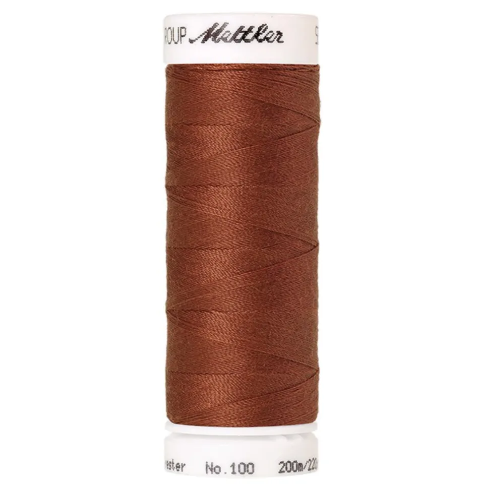 mettler-seralon-1347-fil-coudre-200m-brun image 1