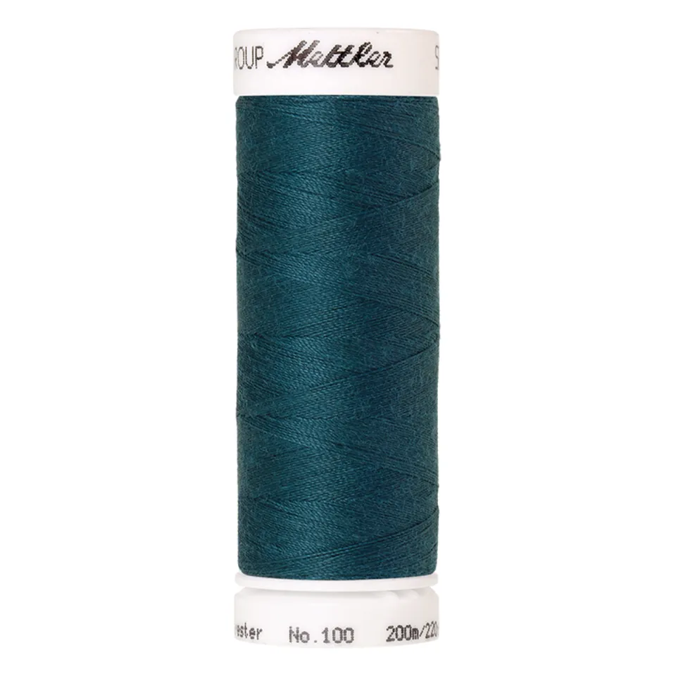 mettler-seralon-760-fil-coudre-200m-bleu-canard-polyester image 1