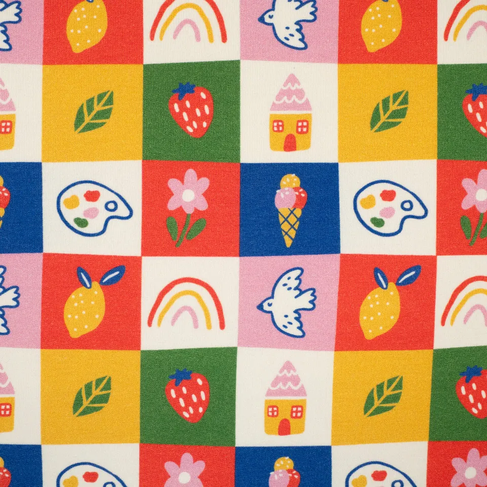 ikat-e-recreation-tissu-french-terry-multicolore-bio image 1